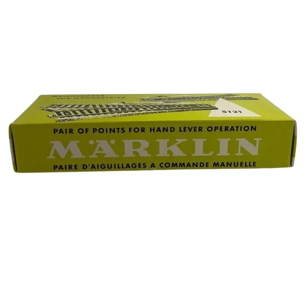 Märklin 5121 Pair of Points For Hand Lever Operation - EMPTY BOX ONLY - Nice